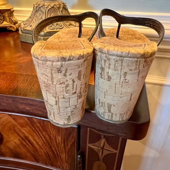 GUC Tory Burch Suzy Cork Wedge Heel Thong Sandals in Black Size 9 - Picture 3 of 4